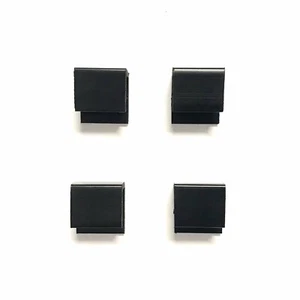 Your Plate Frames Historic Number Plate Cover Clips Black Pack Of 4 - Picture 1 of 4