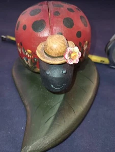 Toleware Antique Folk Art Lady Bug Maria Kurtz Original Art Work Signed - Picture 1 of 5