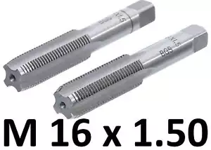 Kit de 2 tarauds à main M16 x 1,5 pré-taraud | pas fin de 150 - Imagen 1 de 4