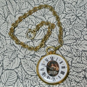 Vintage Pepsi Cola Mechanical Pocket Watch B - Picture 1 of 6