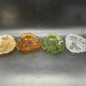 Vtg. Collection Of 4 Indiana Glass Loganberry Bowls - Picture 1 of 10