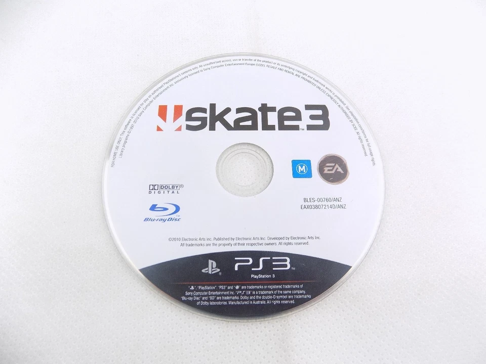 Mint Disc Playstation 3 Ps3 Skate 3 - Disc Only - Image 1 of 1