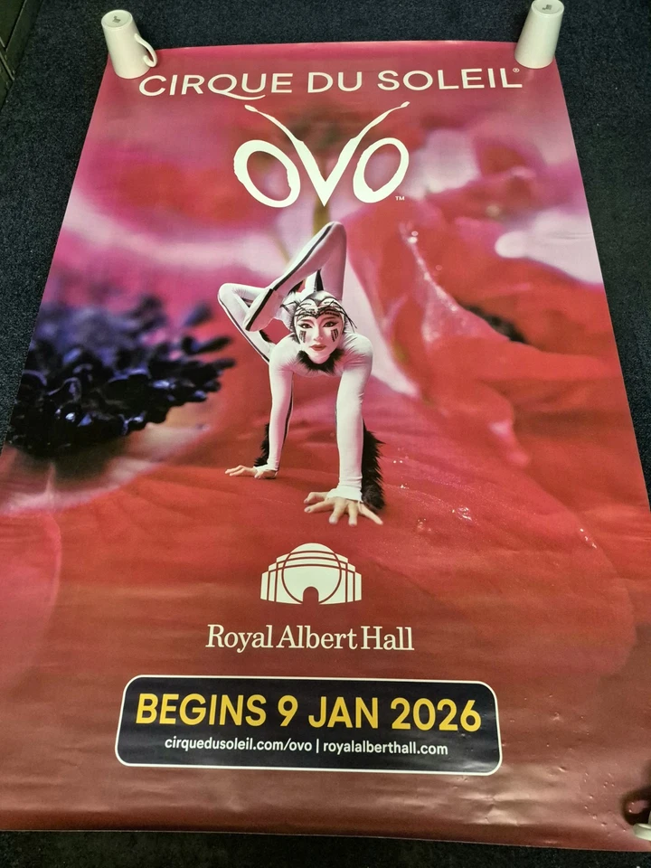 Cirque du Soleil OVO – Royal Albert Hall London 2026 – Official 40″×60″ Poster - Image 1 of 4