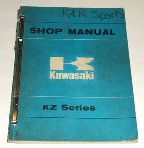 Kawasaki Kz400 Service Manual 1974 1975 Kz 400 400d 400s Repair Shop - Bild 1 von 6