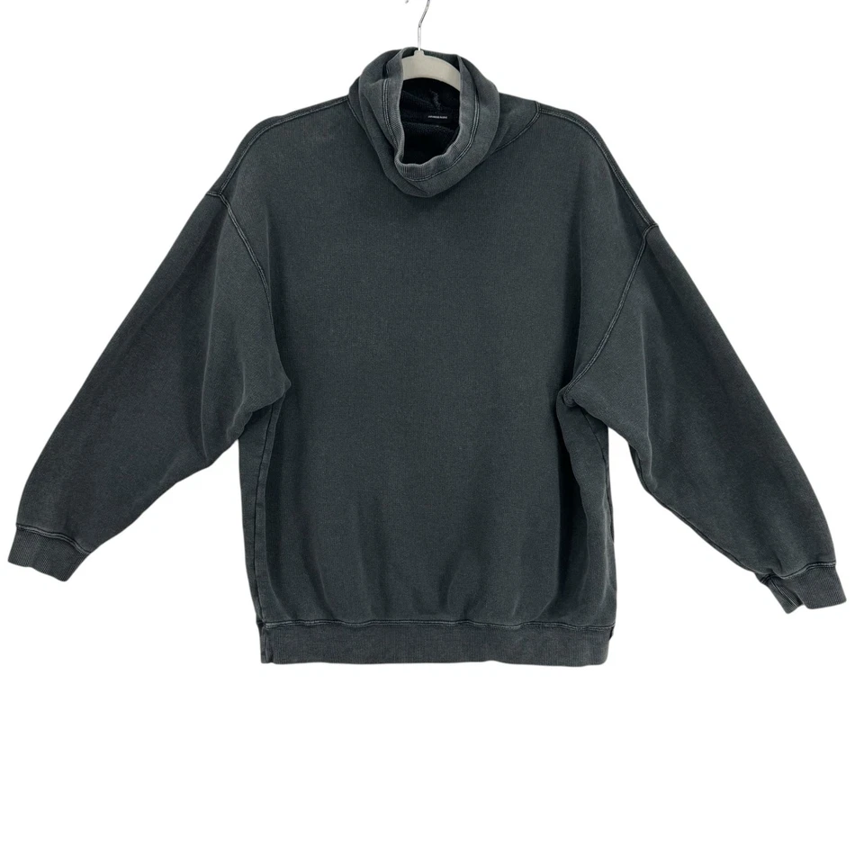 Sudadera polar vintage R13 Maskup para mujer XS negra de gran tamaño grunge vanguardista Foto 1 de 4