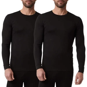 Men’s Long Sleeve Heat T-Shirt – 2 Pack Thermal Base Layer - Picture 1 of 6