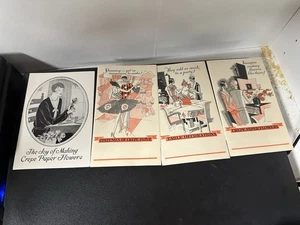 DENNISON MANUFACTURING Four Brochures using crepe paper creations 1930s - Picture 1 of 11
