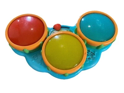 Bright Starts Safari Beats Juguete de Aprendizaje Musical Tambores Sonidos Luces Funciona Foto 1 de 4