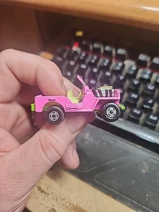 Vintage 1971 Matchbox Lesney Superfast No. 2 Jeep Hot Rod Pink / Green - England - Picture 1 of 8