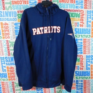 Fanatics NFL Pro Line New England Patriots Full Zip Hoodie Size XL - Picture 1 of 7
