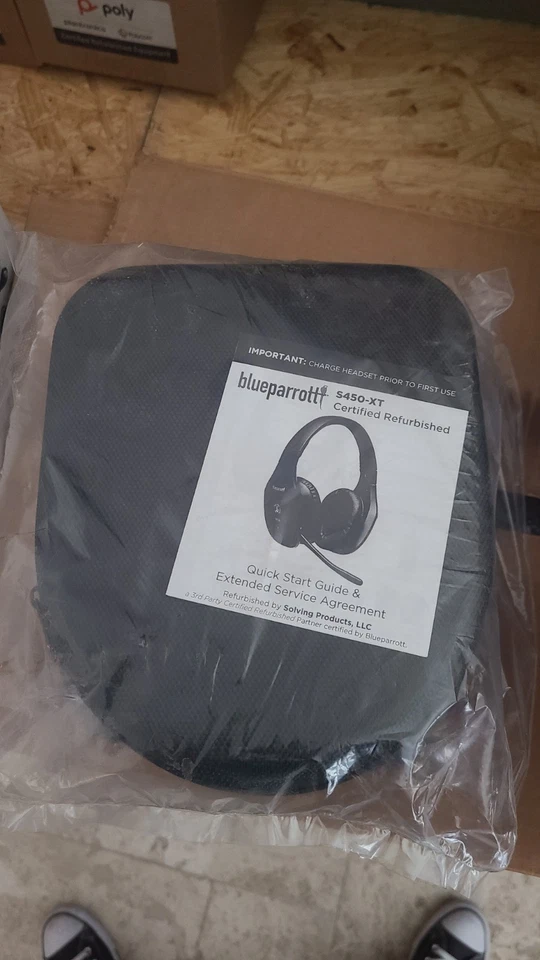 BlueParrott S450-XT Bluetooth Over the Ear Headset - Black (203582) - Image 1 of 1