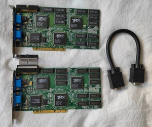 2x SLI 3dfx Voodoo 2 Creative Labs ct6670, 12MB PCI video cards, Grafikkarte - Picture 1 of 16