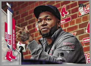 David Ortiz 2020 Topps Update Photo Variation Interview Card #U-124 - Bild 1 von 2