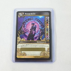 WOW World of Warcraft TCG Unscratched Loot Card Portal Stone - Ethereal Portal - Picture 1 of 2