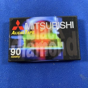 Mitsubishi 90 Minute Audio Cassette Tape Black Diamond - Brand New Sealed - Picture 1 of 2