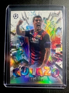 LUIS SUAREZ 2024 Topps Chrome UEFA Club Golazo #GZ-22 FC BARCELONA - Picture 1 of 2