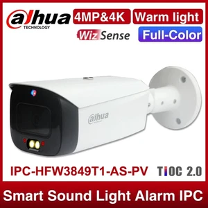 Dahua 8MP 4K TIOC Full-color SMD4.0 Mic Speaker IP Camera IPC-HFW3849T1-AS-PV-S4 - Picture 1 of 10