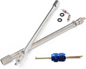 Extensión de vástago de válvula doble 2 piezas 6" 150 mm doble - 2 piezas extensión de vástago de válvula de 6 pulgadas - Imagen 1 de 5