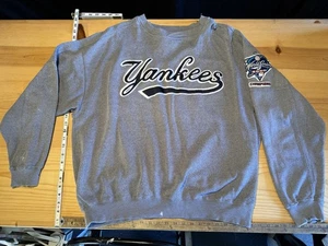 Vintage 2000 NY Yankees World Series Sweatshirt Gray Size XL - Picture 1 of 23