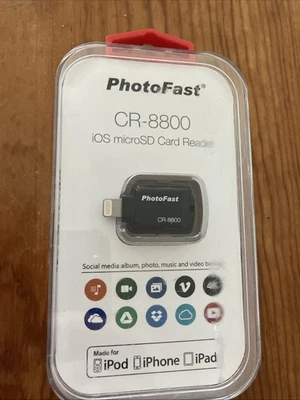 PhotoFast CR 8800 iOS Micro SD Card Reader - Image 1 of 3