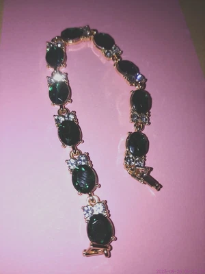 Armband mit  grünen Steinen - Bild 1 von 3