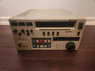 Sony VO-9850 U-Matic SP Video Cassette Recorder #4 *teilgetestet - LESEN* - Bild 1 von 4