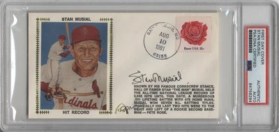 PSA/DNA Authenticated Stan Musial PSA/DNA Authentic Card & Auto Auto HOF - Image 1 of 2
