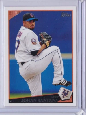 2009 Topps #310 JOHAN SANTANA New York Mets ID10 - Image 1 of 2