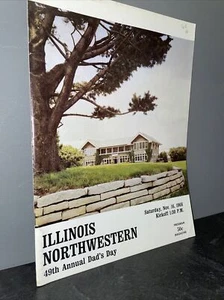 1968 Illinois Northwestern Football Programm Dad’s Day Illini Neu - Bild 1 von 5