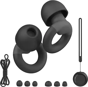 Earplugs for Sleeping,Noise Reduction Soft Silicone Earplugs with 7 Pairs Ear - Picture 1 of 12