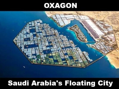 Neom Exporters .com  PREMIUM DOMAIN NAME Saudi Arabia's NEOM Floating Port City - Image 1 of 4