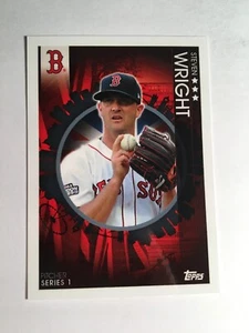 2019 Topps Now On Demand UK London Series Steven Wright Red Sox - Picture 1 of 1