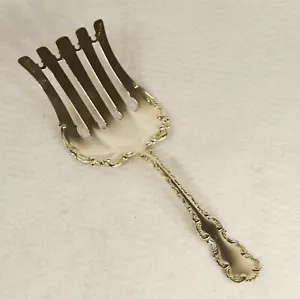Antique Whiting Mfg. Co. Sterling Silver Asparagus Server Fork 1891 - Picture 1 of 9