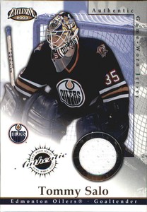 2002-03 (OILERS) Pacific Exclusive Jerseys #9 Tommy Salo