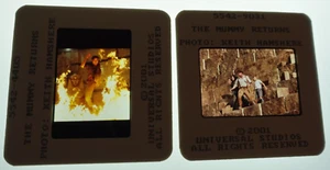 The Mummy Returns 2001 Brendan Fraser Original Movie Slides Lot - 2 Slides - Picture 1 of 4