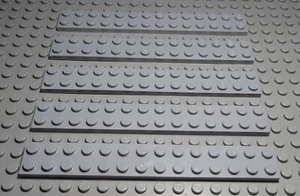Lego Placa 2x14 New Gris 5 Piezas - Imagen 1 de 1