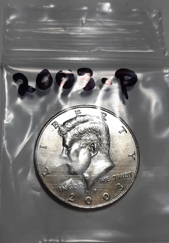 2003-P  Kennedy Half Dollar Cover