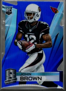 B4256- 2014 Panini Spectra Prizms Blue Die Cut #151 John Brown /25 ( ROOKIE) - Picture 1 of 2