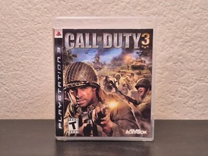 Sony Playstation 3 PS3 Call of Duty 3 Spiel 2006 COD komplett mit Handbuch CIB - Bild 1 von 3