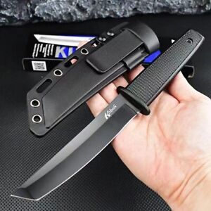 New AUS-8A Steel ABS Handle Survival Fixed Bowie Camping Hunting Knife FC32