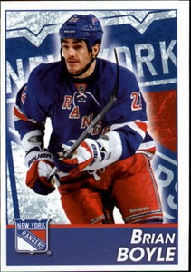 2013-14 Panini Stickers Rangers Hockey Card #116 Brian Boyle