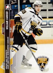WILLIAM CARRIER, LAS VEGAS GOLDEN KNIGHTS/CBS EAGLES, RARE AUTO'D 13-14 CHL CARD - Picture 1 of 1
