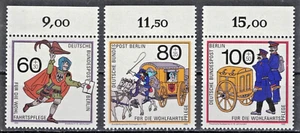 GERMANY BERLIN:1989 SC#9NB272-9NB274 MNH Mail Carrying Type  AP2036 - Picture 1 of 2