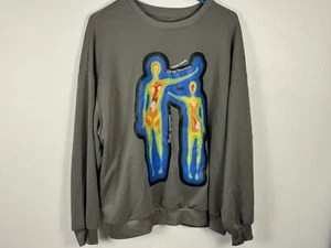 Suéter Para Mujer Body Heat Mapa Estampado Suéter Gris Mediano De Gran Tamaño - Imagen 1 de 5