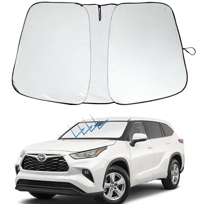 Cubierta protectora UV para parabrisas de coche para Toyota Highlander 2008-2013 Foto 1 de 4