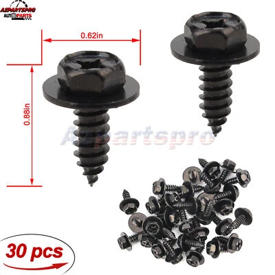 30 retenedores de perno de tornillo revestimiento de guardabarros debajo de la cubierta para Toyota MR2 Spyder 2000-2005 Foto 1 de 4