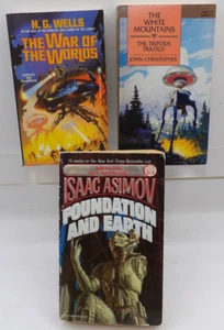3 Book Set- H.G. Wells, John Christopher, Isaac Asimov - Picture 1 of 1