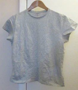 Kids Girls Stella McCartney  Gray Metalic T Shirt Top Size 14 - Picture 1 of 7