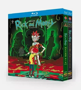 Rick and Morty Season 1-8 (2025) 8-Discs 1080P All Region New Box Set - Afbeelding 1 van 2