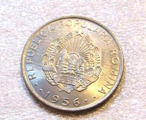 1956 Romania 50 Bani unc Coin - Picture 1 of 5